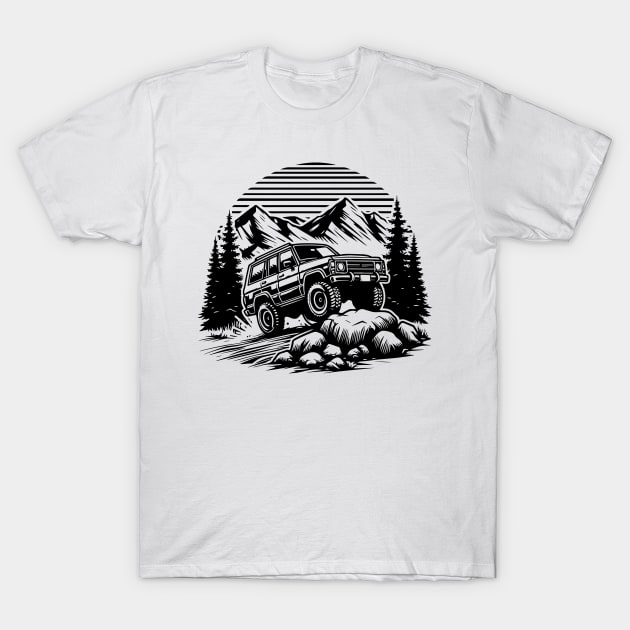 off road car T-Shirt by raventink